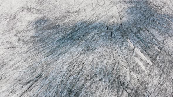 Hillside Covered with Steady Thick Snow on Mountain Slope alt