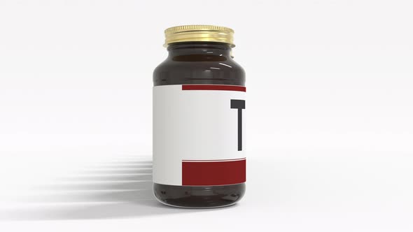 TAURINE Text on the Labels of Medical Bottles