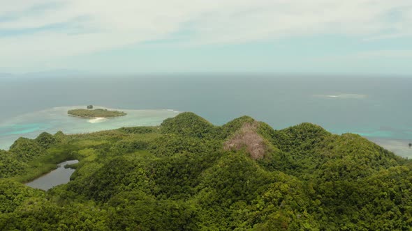 Tropical Islands in the Philippinesaerial View alt