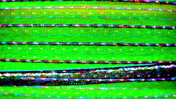Analog television error digital glitch