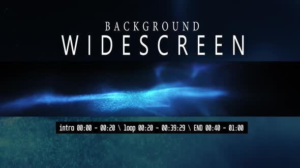 Flow BLue  Widescreen Background Particles alt