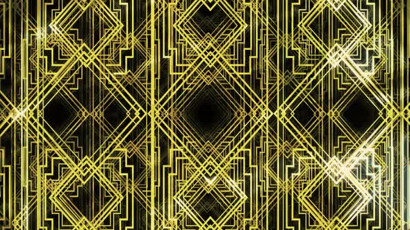 Golden Line For Art Deco 04 HD alt