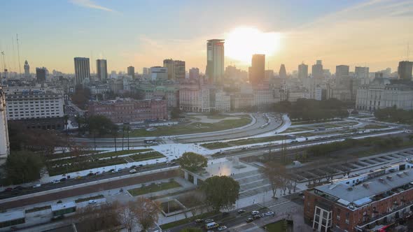 Casa Rosada, the Presidential office of Argentina; Puerto Madero, Buenos Aires alt