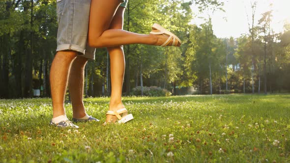 Lovers Kissing in the Park alt