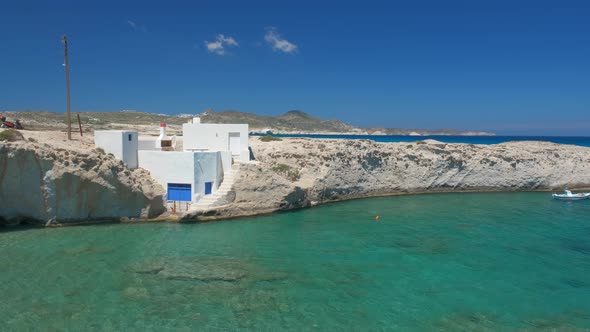 The Beach of Mitakas in Milos, Greece alt