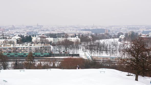 View From Kopiec Krakusa Mound Of Krak In Krakow Poland alt