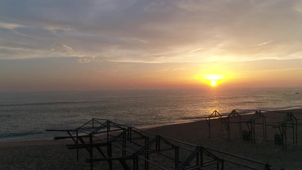 Romantic Sea Beach at Sunset alt