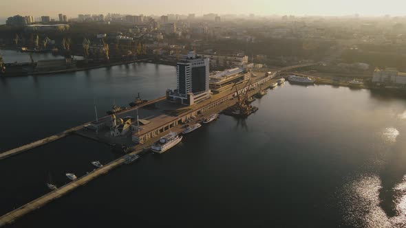 Odessa Port View From Drone alt