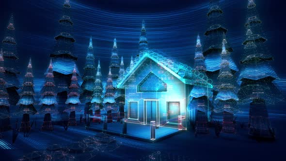 Glitch Virtual House 4k