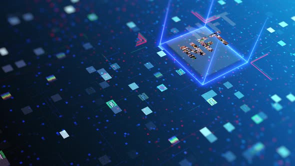 NFT Crypto Art Minting Concept alt