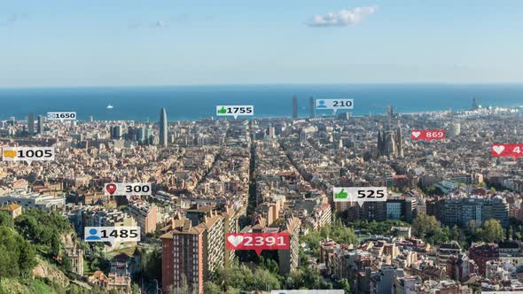 Social Media and Notificaition Icons