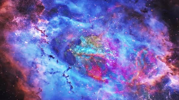 Abstract Space Galaxy Motion Background 4K alt
