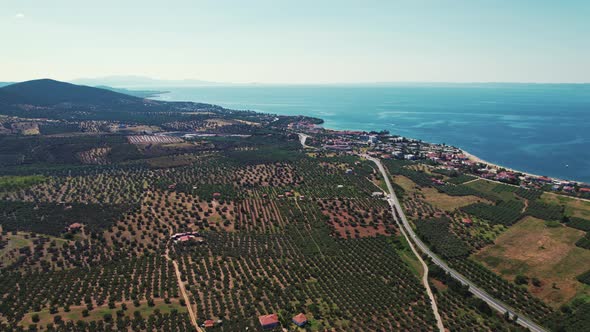Beautiful Aerial View at Torones Kolpos alt