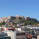 Aerial View of Acropolis Citadel and Parthenon Temple Remains in Athens, Greece. Ancient Landmark on