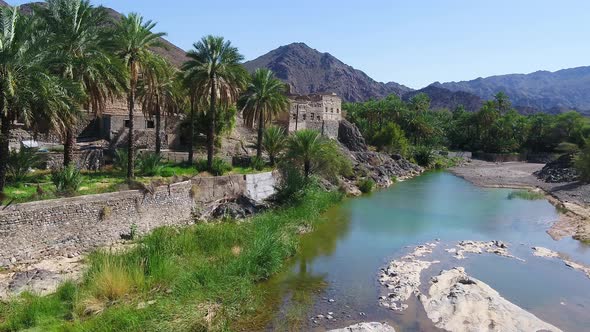4K Wadi Mahram Samail From Side Oman alt
