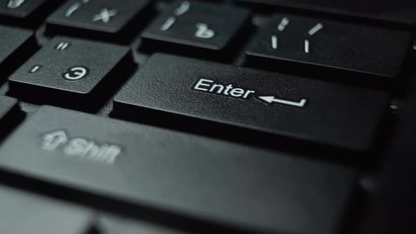 Pressing the Enter Button on your Computer Keyboard