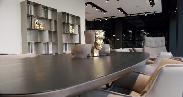 Beautiful Kitchen Interior with New Stylish Furniture alt