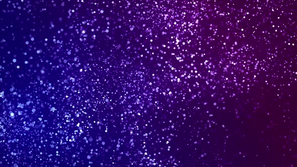 Purple Magic Particles