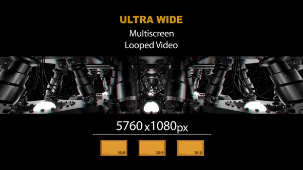 Ultra Wide HD Sci Fi Machine 02