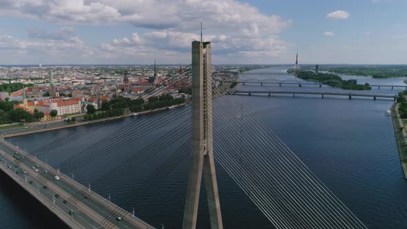 Riga city landscape