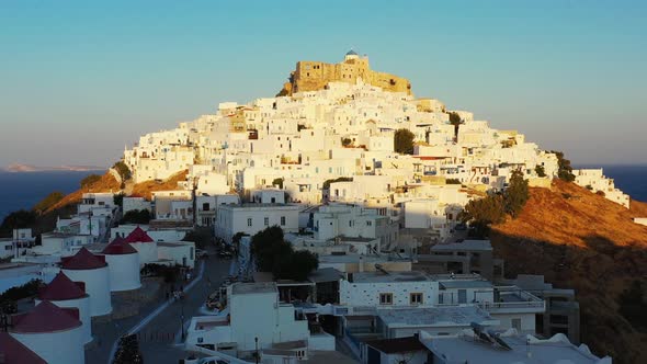 Drone Footage Of Astypalea Greece alt