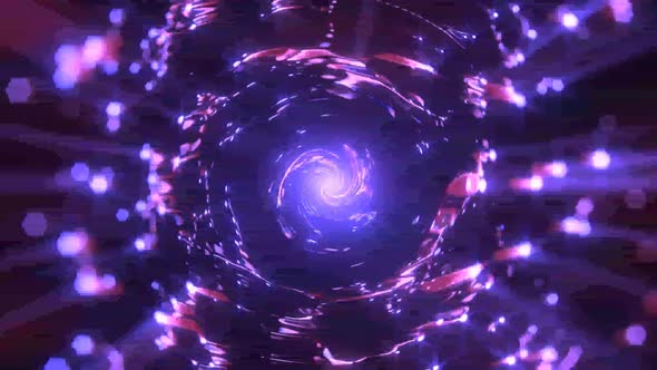 Space Black Hole Flow Motion Background