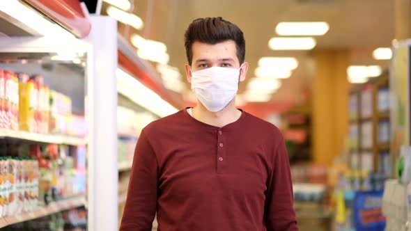 Supermarket Coronavirus Mask alt