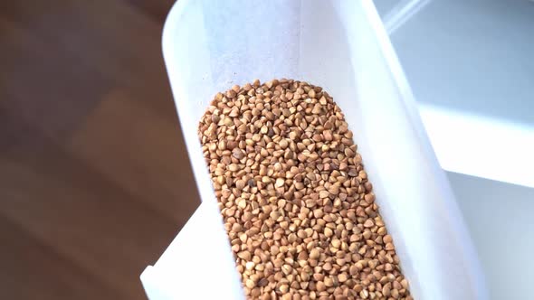 Buckwheat is in a Special Plastic Storage Container alt