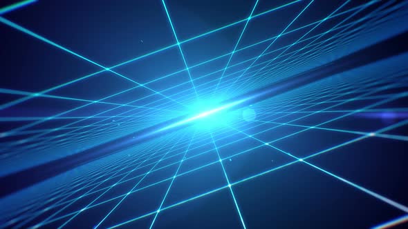Futuristic Grid Laser Background