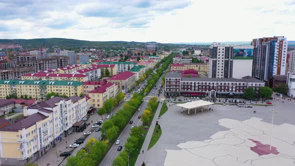 GROZNY THE CHECHEN REPUBLIC OF ICHKERIA CAUCASUS RUSSIA 6 SEPTEMBER 2019 Day of Civil Concord and alt