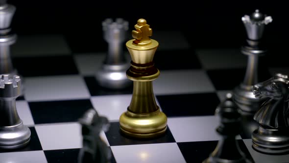 chess board game concept for competition and strategy