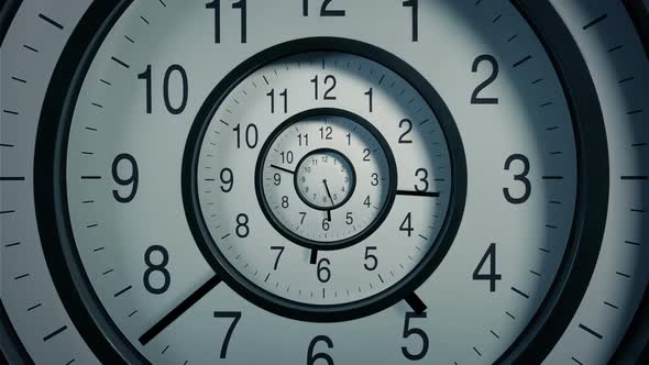 Clocks Spinning Time Passing Abstract Montage alt