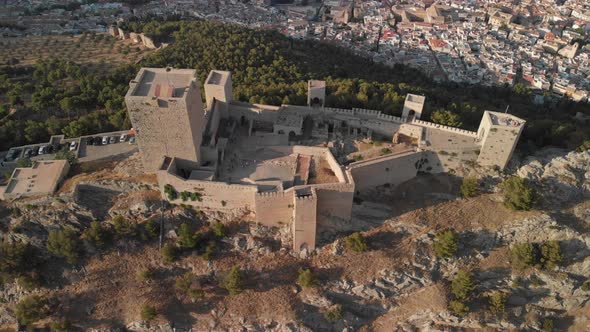 Castillo de Jaen, Spain Jaen's Castle Flying and ground shoots from this medieval castle on afterno alt