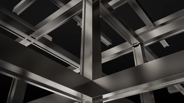 Animation of artistic growth in architectural space