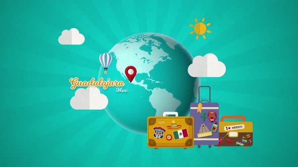 Mexico Guadalajara Travel Destination 4K alt