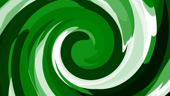 Green White Color Shape Twirl Motion Animated Background alt