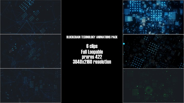 Blockchain Technology Animations Pack
