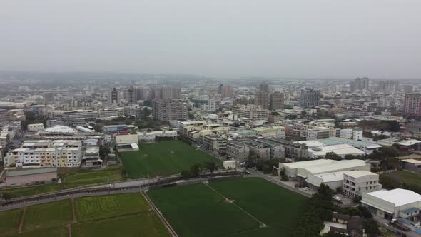 The Aerial view of Taichung alt
