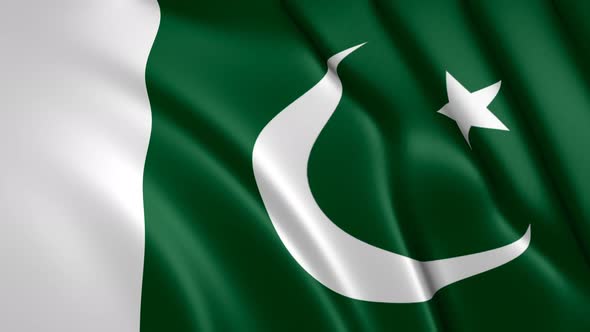 Pakistan Flag Animated Background 4K alt