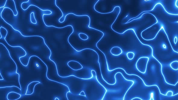 Abstract blue color glowing Psychedelic Liquefied Background. Vd 658 alt