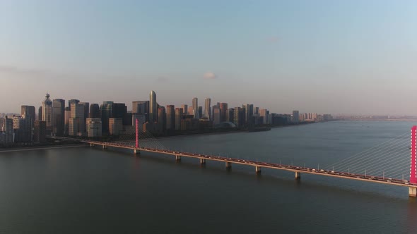 Busy traffic road in hangzhou china alt