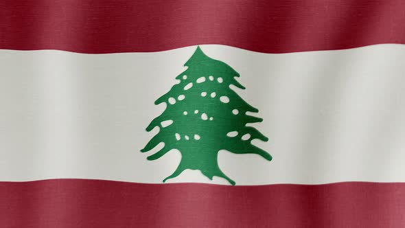 The National Flag of Lebanon