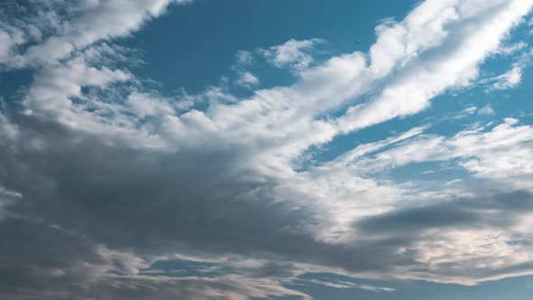 Timelapse of Clouds are Floating