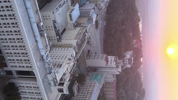 Vertical Video of the Center of Kyiv Ukraine alt