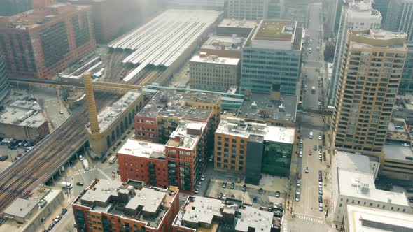 Aerial Ogilvie Transportation Center alt
