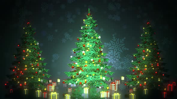 Christmas Tree 02 4k