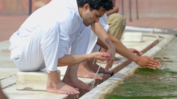 Muslim man going for Namaaz alt