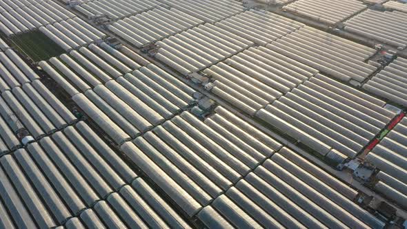 Greenhouse with Mountain village in mountain alt