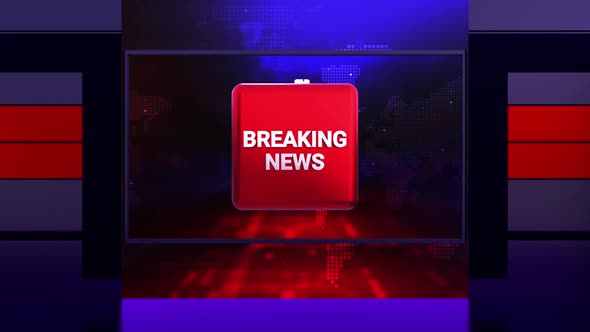 Breaking News Background Red alt