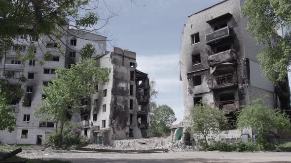 Consequences of the War in Ukraine  Ruined Multistorey House alt
